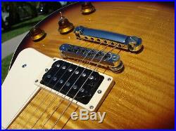 2015 Gibson Les Paul Less Plus Desertburst Flametop G Force Min-Etune
