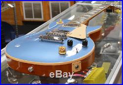 2015 Gibson USA Les Paul Deluxe 100th Anniversary Electric Guitar Pelham Blue