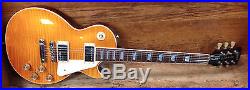 2015 Gibson USA Les Paul Standard Amber flame maple top w case NO RESERVE