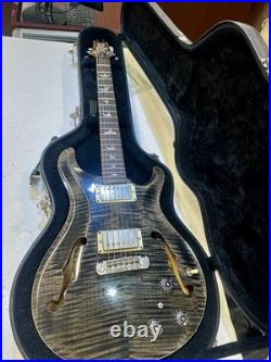2015 Paul Reed Smith (PRS) Hollowbody II Guitar with Piezo Charcoal Wraparound