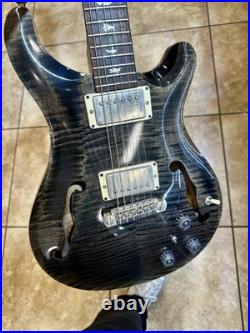 2015 Paul Reed Smith (PRS) Hollowbody II Guitar with Piezo Charcoal Wraparound