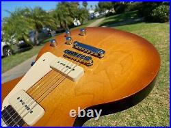 2016 Gibson Les Paul 60's Tribute Satin Honeyburst Darkback P-90's with Tweed case