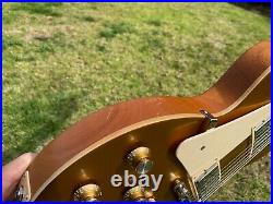2017 Gibson Les Paul Tribute Satin Goldtop Left Handed Lefty 60's Slim Neck