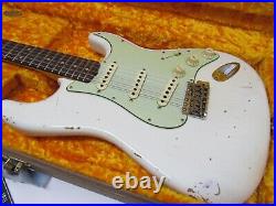 2019 Fender Custom Shop 1960 Stratocaster Relic, Rosewood Aged Olympic White