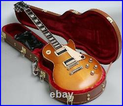 2019 Gibson Les Paul Classic Honey Burst Plain Top & Gibson Hard Case