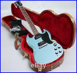 2019 Gibson USA SG Special Faded Pelham Blue & Gibson Hard Case