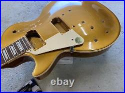 2019 Left Hand Gibson USA Les Paul Standard Gold Top Guitar Husk Repaired