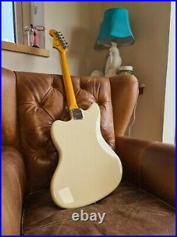 2020 Fender Squier Jazzmaster J Mascis Signature Vintage White Electric Guitar
