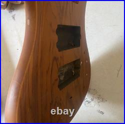 4 String Bass Body, Burlwood Top, Active Routing, Mahogany Body Fit Warwick