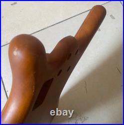 4 String Bass Body, Burlwood Top, Active Routing, Mahogany Body Fit Warwick