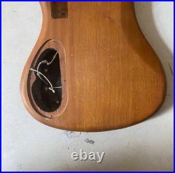 4 String Bass Body, Burlwood Top, Active Routing, Mahogany Body Fit Warwick