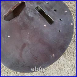 4 String Bass Semi Finished Project, Mahogany Body, Rosewood Fingerboard Neck
