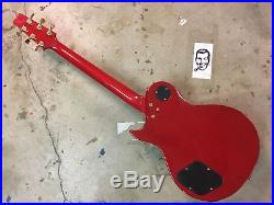 80s Aria Pro II Japan PE Deluxe Electric Guitar Trans Red