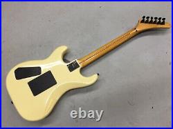 80s Kramer Japan JK 1000 Electric Guitar Cream White Maple Reverse
