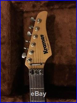 82 Kramer Voyager Guitar Rare Factory Custom Ordered Finish, Floyd Rose & Case