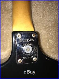 82 Kramer Voyager Guitar Rare Factory Custom Ordered Finish, Floyd Rose & Case