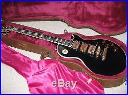 87 Gibson Les Paul Custom Black Beauty with Case 3 Pickups