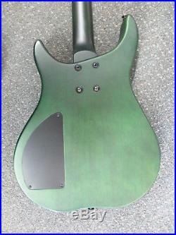 AGILE Hawker DLBQ Headless Electric Guitar Flame Green Minty