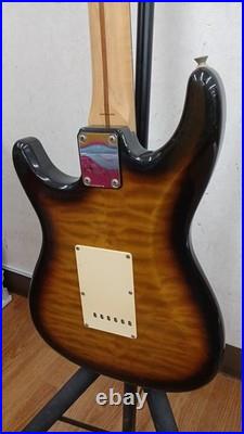 ANBOY ODYSSEY series Used Alder body Maple neck Sunburst withHard case