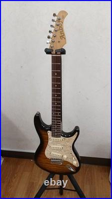 ANBOY ODYSSEY series Used Alder body Maple neck Sunburst withHard case