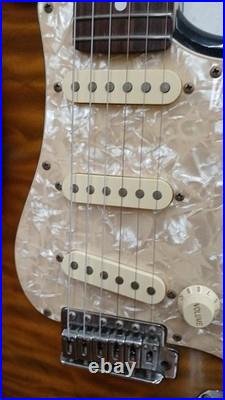 ANBOY ODYSSEY series Used Alder body Maple neck Sunburst withHard case