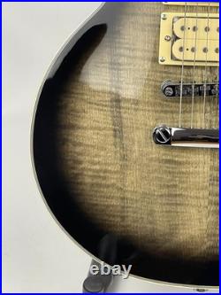 Ace Frehley Budokan Les Paul electric guitar, Transparent Black Flame Maple Top