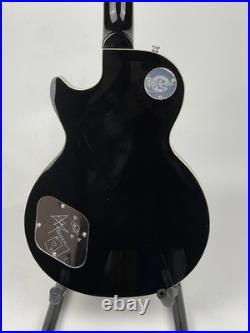 Ace Frehley Budokan Les Paul electric guitar, Transparent Black Flame Maple Top