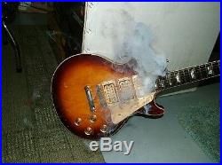 Ace Frehley Les Paul Smoking Guitar Conversion