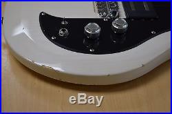 Ampeg Dan Armstrong AMG100 White 6 String Right-Handed Electric Guitar