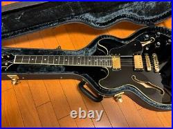 Aria pro ii TA-tonic BK semi-acoustic Guitar used good condition from Japan Aria pro ii TA-tonic BK semi-acoustic Guitar used good condition from Japan