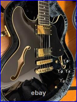 Aria pro ii TA-tonic BK semi-acoustic Guitar used good condition from Japan Aria pro ii TA-tonic BK semi-acoustic Guitar used good condition from Japan