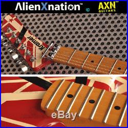 Authentic 1990 ESP Factory Original Red and White Striped made in Japan Guitar