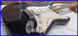 BUSKER'S BST-3H Used Basswood body Maple neck Engineering wood fingerboard Black