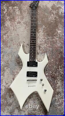 B. C. Rich Electric Guitar Warlock White 6 String 24 Frets Used Product USED B. C. Rich Electric Guitar Warlock White 6 String 24 Frets Used Product USED