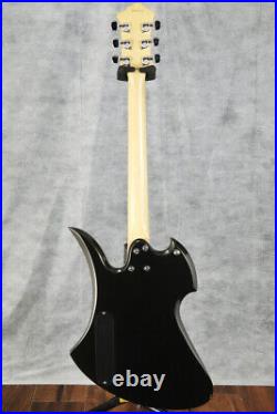 B. C. Rich Mockingbird Metallic Black Blk Bk Electric Guitar