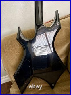B. C. Rich Warlock Electric Guitar Black Neck-Through