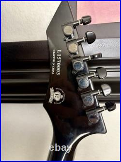 B. C. Rich Warlock Electric Guitar Black Neck-Through