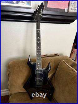 B. C. Rich Warlock Electric Guitar Black Neck-Through