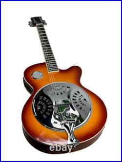 B-Stock Zenison Steel Pan Acoustic Electric Resonator Guitar Cutaway Sunburst