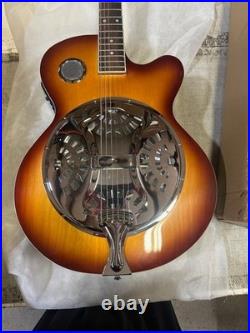 B-Stock Zenison Steel Pan Acoustic Electric Resonator Guitar Cutaway Sunburst