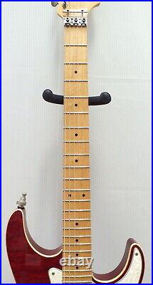 Bacchus G-custom Red Used Quilt Maple Top Body Maple Neck Maple Fingerboard