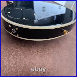 Balck Electric Guitar Multiply Binding Handcrafted Archtop Gold Tuner FREE SHIP Balck Electric Guitar Multiply Binding Handcrafted Archtop Gold Tuner FREE SHIP