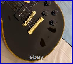 Black Color Electric Guitar 6strings Gold hardware mahogany neck high quality