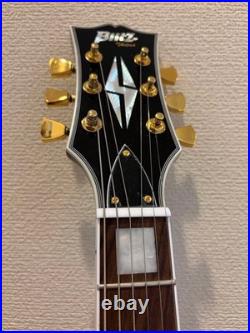 Blitz Single-Cut Custom Type Electric Guitar Black with Case