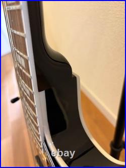 Blitz Single-Cut Custom Type Electric Guitar Black with Case