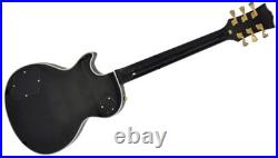 Blitz Single-Cut Custom Type Electric Guitar Black with Case