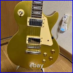 Blitz Single-Cut Standard Gold Electric Guitar with Humbuckers and Soft Case