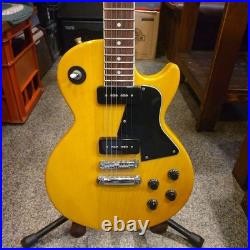 Blitz by AriaProII Lespaul P-90 Electric Guitar Yellow Used Blitz by AriaProII Lespaul P-90 Electric Guitar Yellow Used
