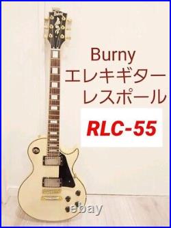Burny Les Paul Custom RLC-55 Electric Guitar White Used