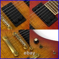 Burny MG-80X Used Mahogany Body Rosewood Fingerboard Sunburst withSoft Case